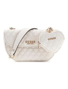 GUESS Τσάντα ώμου 'Atabey' λευκό