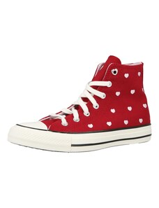 CONVERSE Σνίκερ 'Chuck Taylor All Star Hearts & Roses' έντονο κόκκινο / λευκό