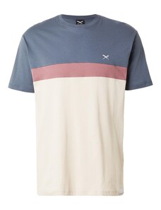 Iriedaily Μπλουζάκι 'Court' κρεμ / ζαφείρι / μοβ