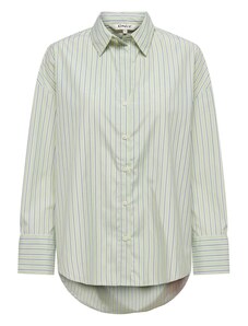 ONLY Μπλούζα 'ONLOregon Alva' πράσινο παστέλ / σκούρο πράσινο / λευκό