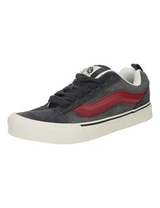 VANS Σνίκερ χαμηλό 'Knu Skool' σκούρο γκρι / σκούρο κόκκινο / λευκό