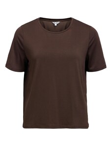 OBJECT Μπλουζάκι 'OBJAnnie' σκούρο καφέ