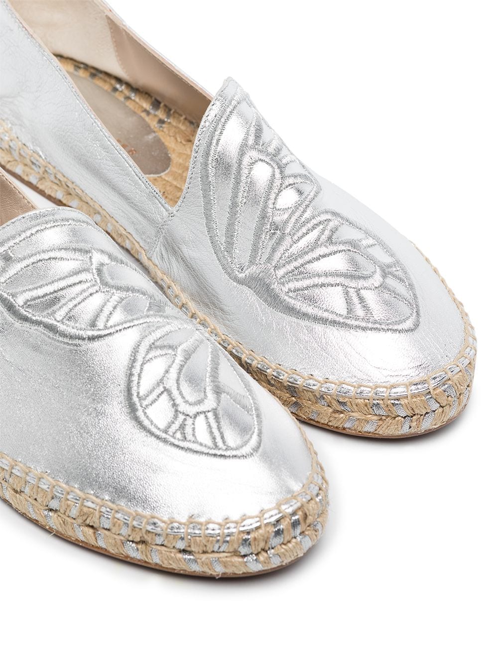 sparkly low heeled sandals