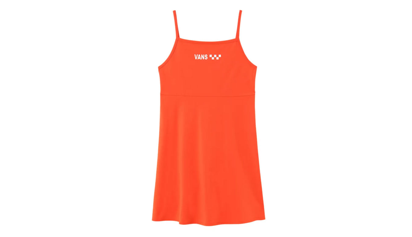 Vans Wm Meadowlark Skater Dress Grenadine - γυναίκες - Κοντομάνικο μπλουζάκι Vans - Ροζ - VN0A4DPDYEP - Μέγεθος: L