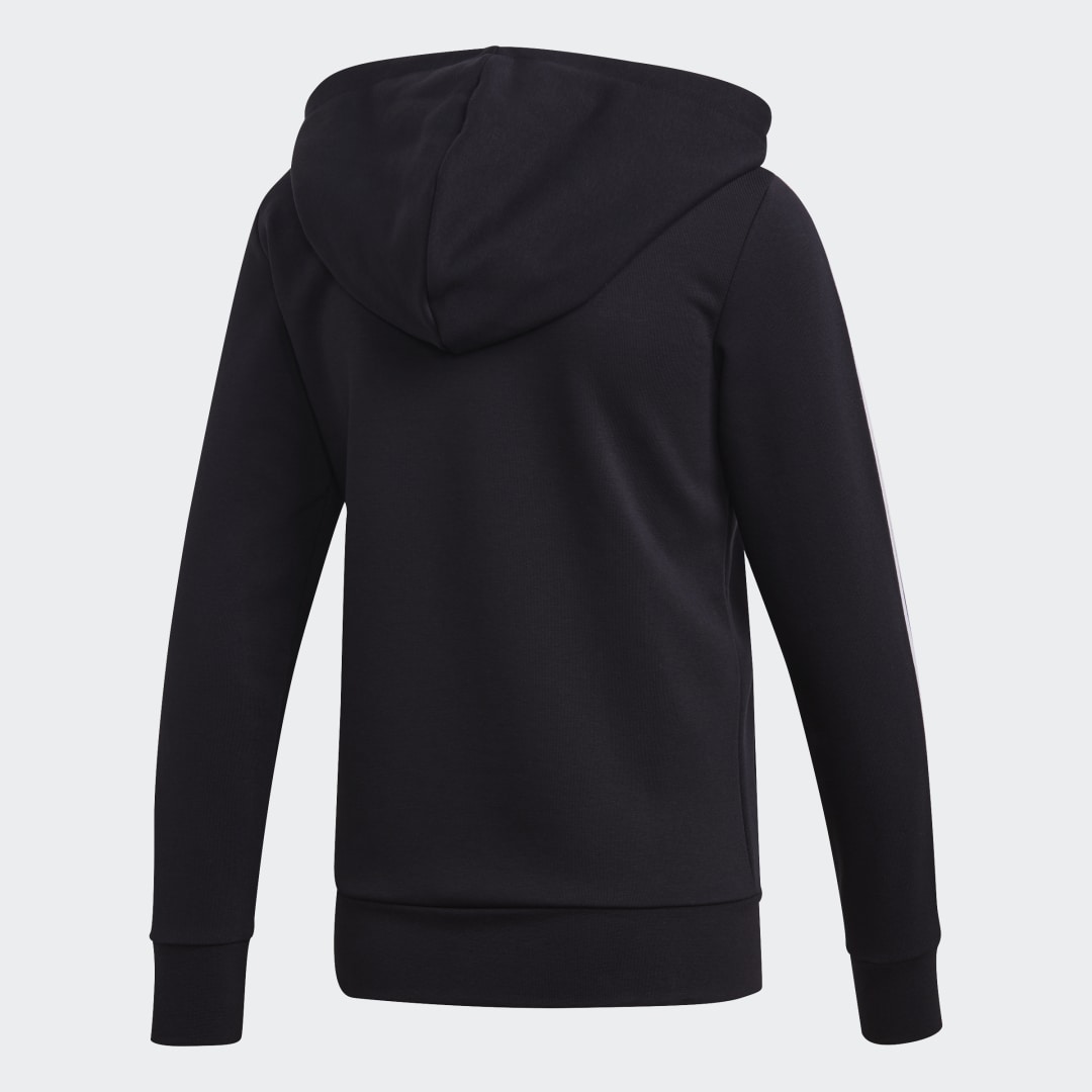 essential 3 stripe hoodie