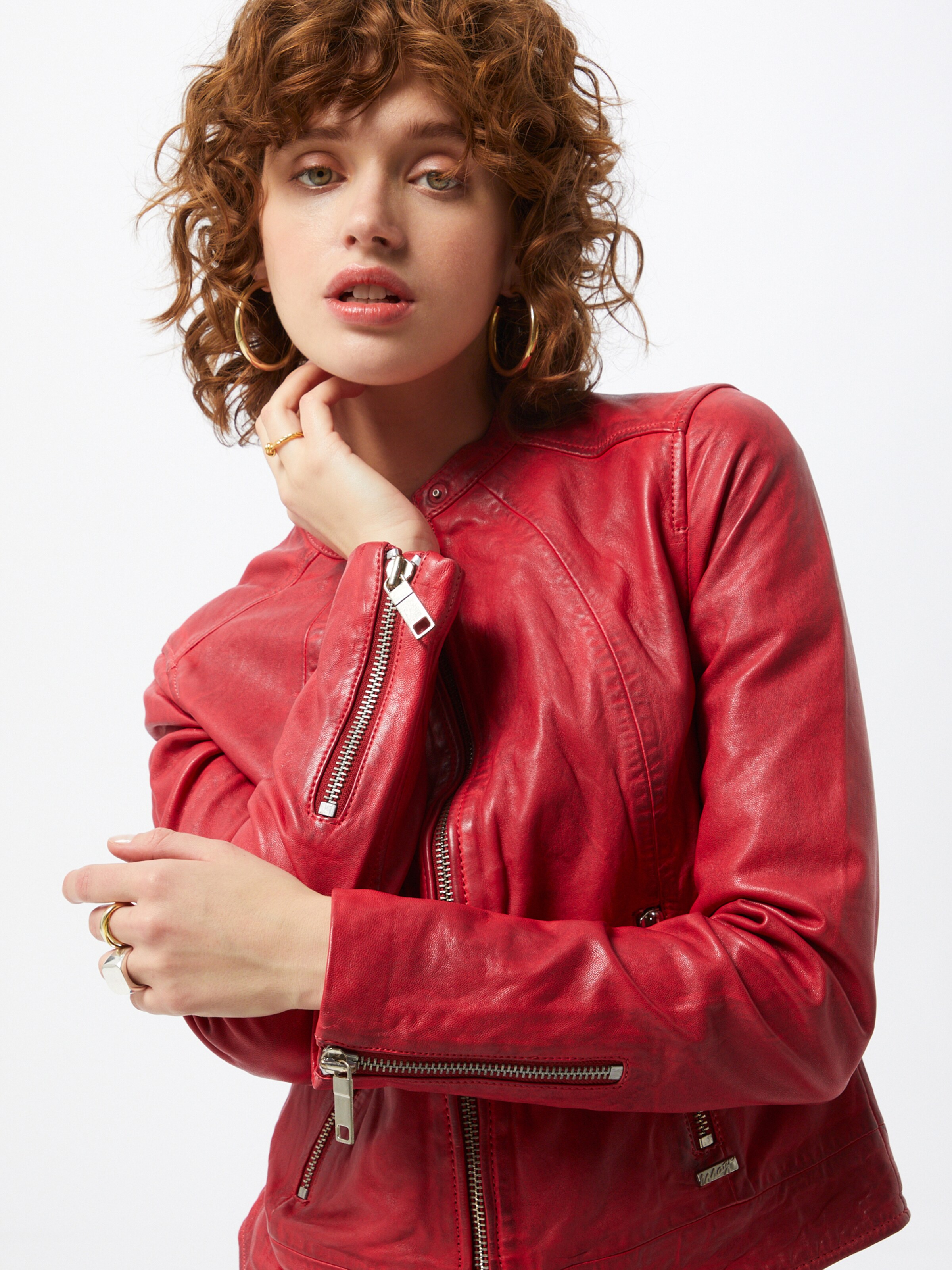 Maze Φθινοπωρινό και ανοιξιάτικο μπουφάν 'Grenada' γρεναδίνη