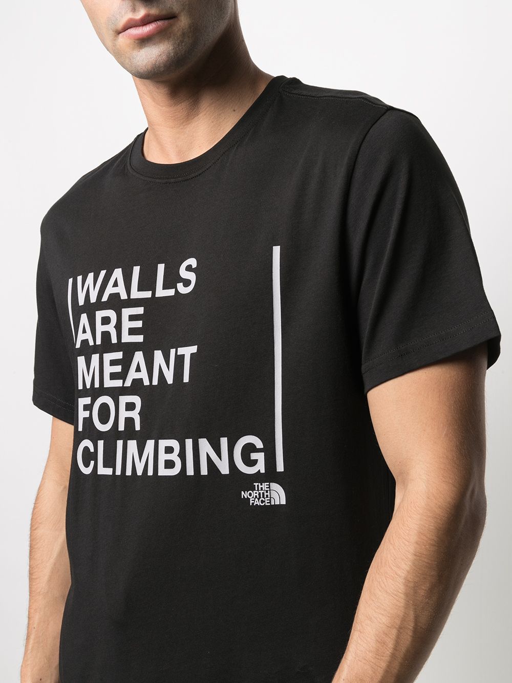The North Face Walls Are Meant For Climbing Tshirt Black GLAMI.gr