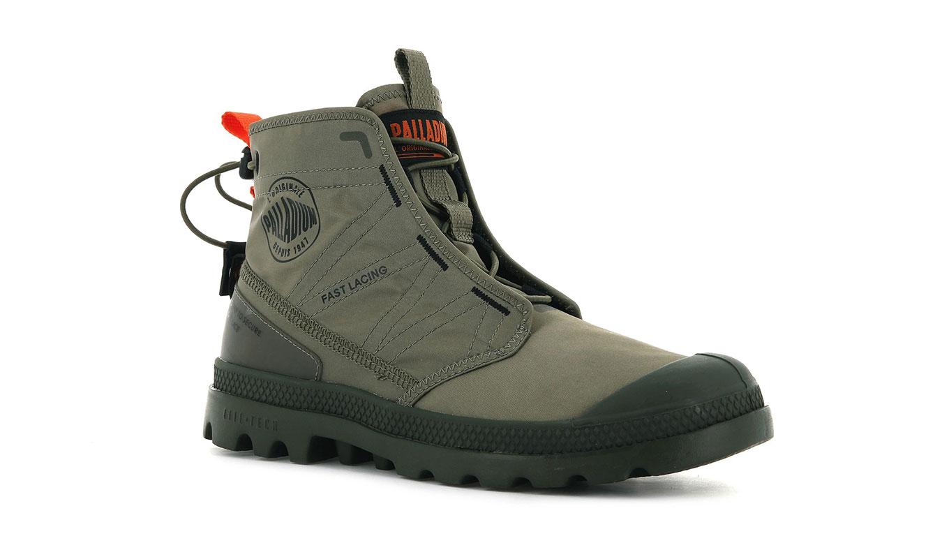 Palladium Pampa Travel Lite Dusky Green - Οι άνδρες - Παπούτσια Palladium - Πράσινος - 77039-308-M - Μέγεθος: 37
