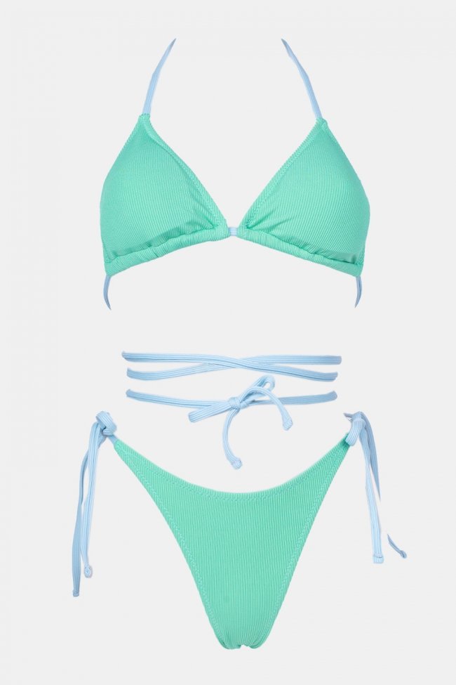 DeCoro Μαγιό Μπικίνι Τριγωνάκι Ριπ - ΒΕΡΑΜΑΝ