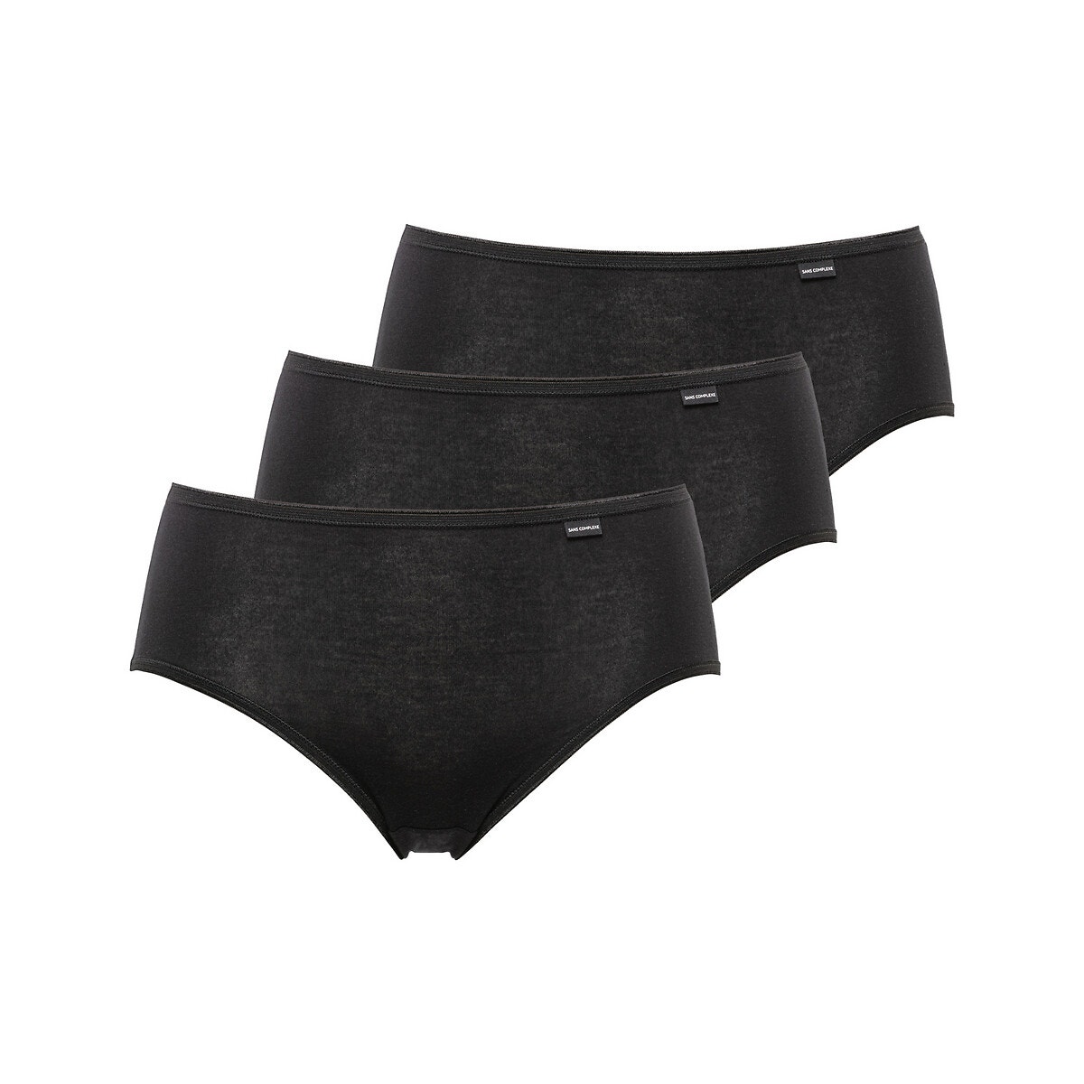 SANS COMPLEXE Σετ 3 μίντι σλιπ, Simplement Coton bio