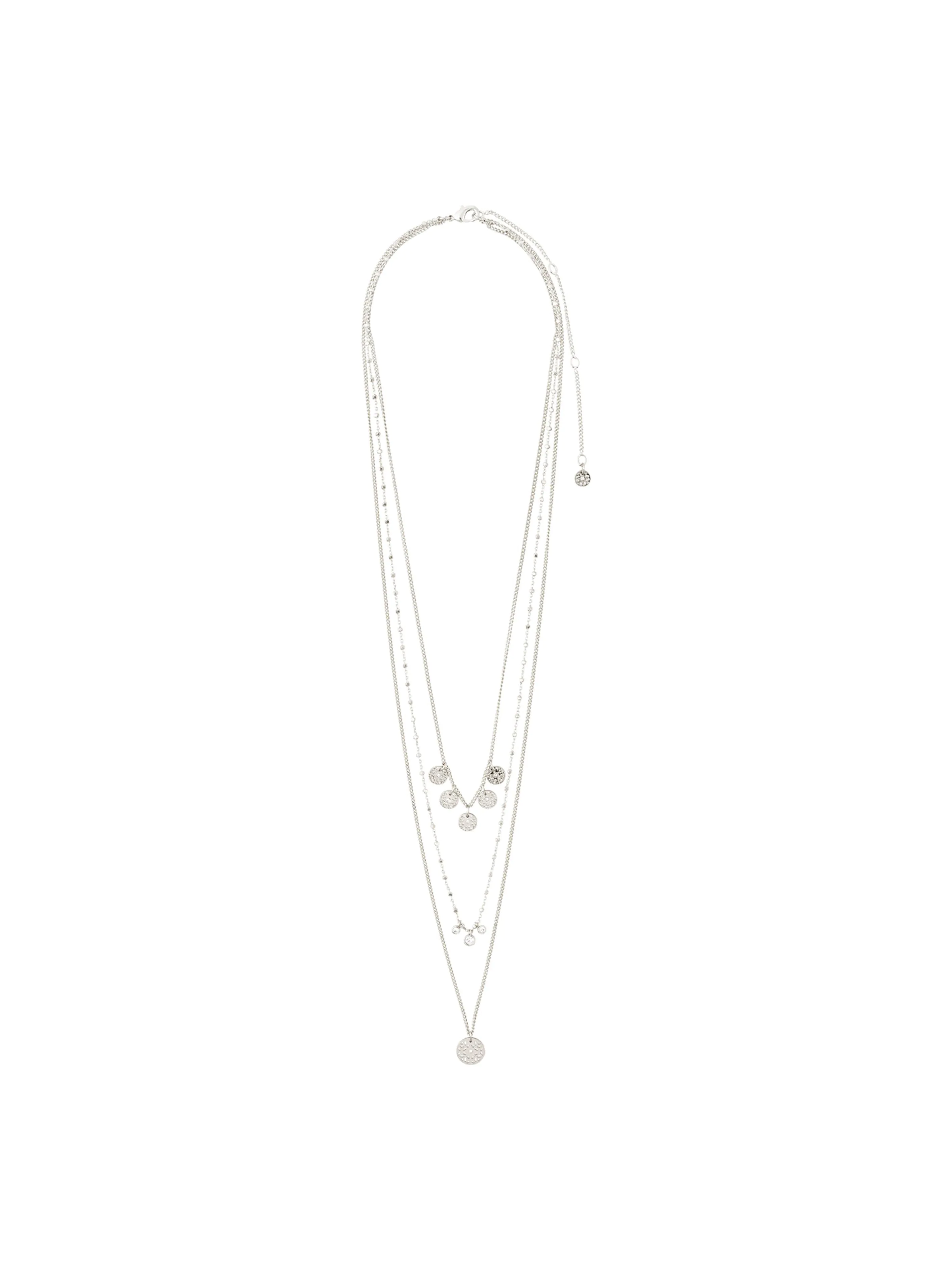 Pilgrim Αλυσίδα 'Carol' ασημί / διαφανές