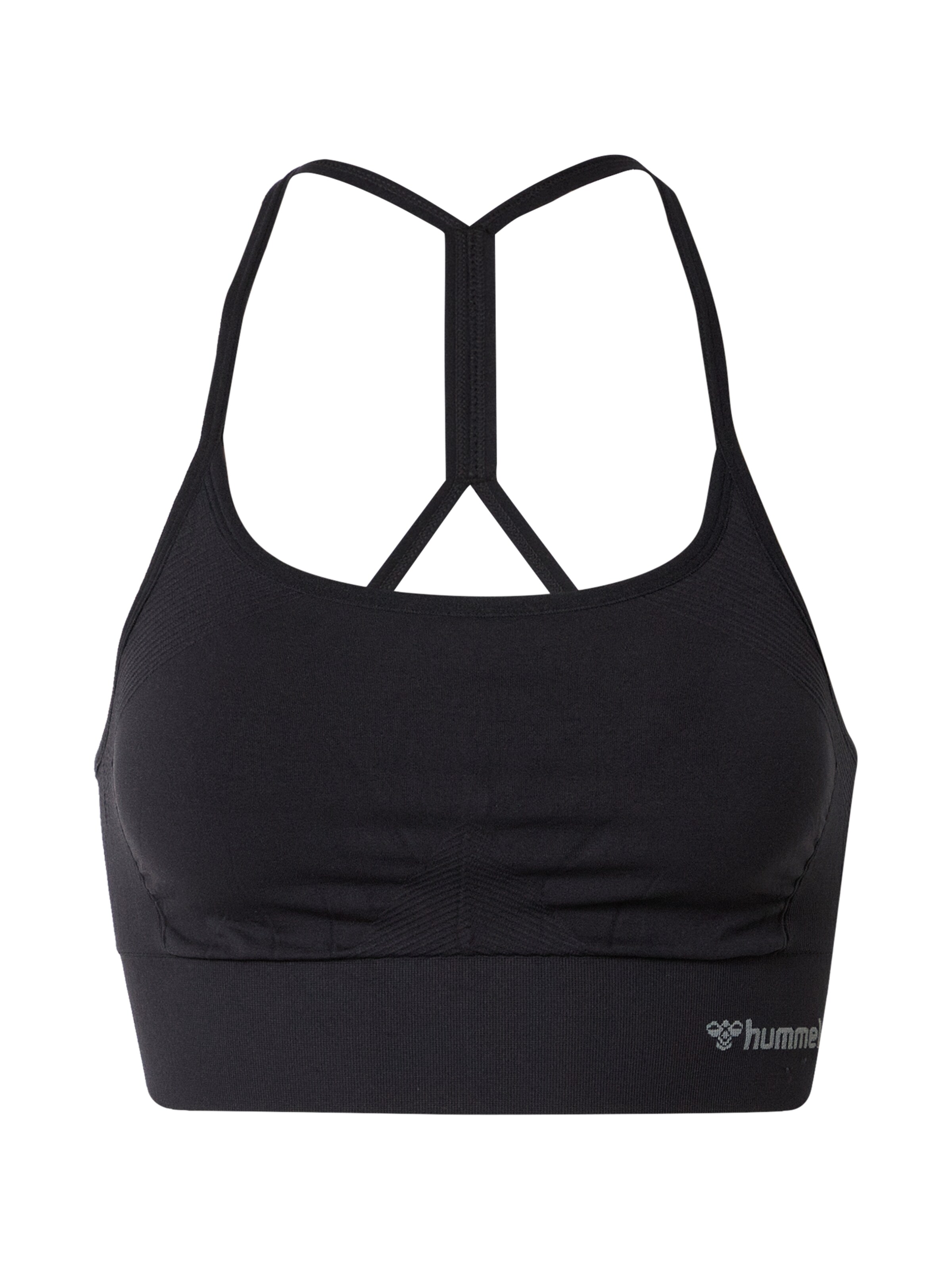 Hummel Αθλητικό τοπ 'Tiffy' γκρι / μαύρο