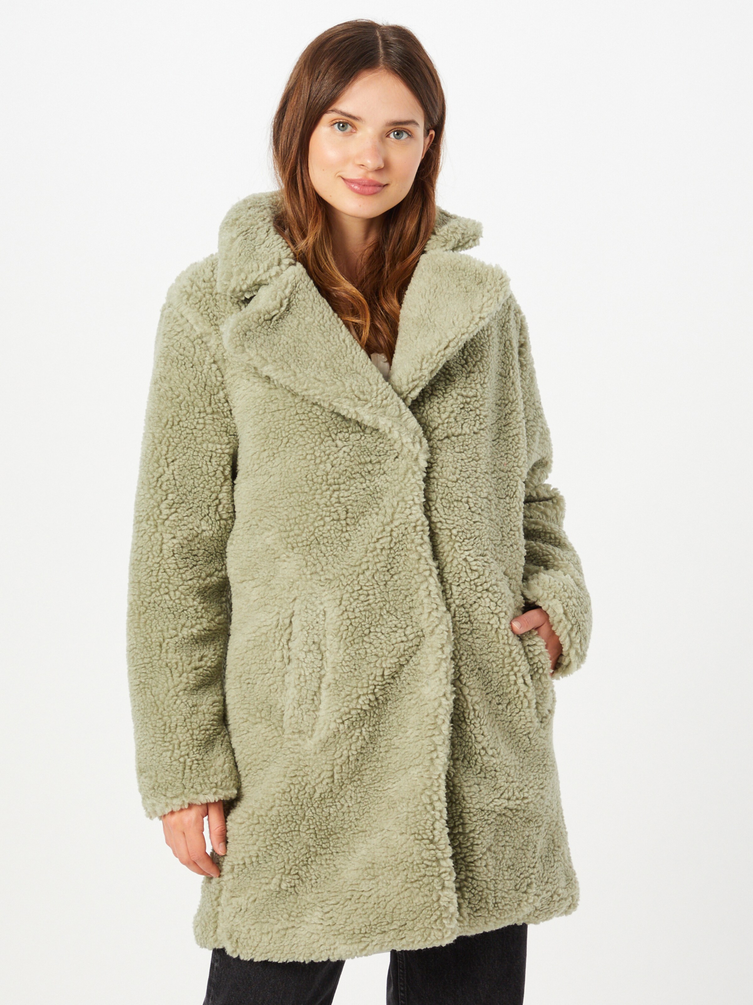 Urban Classics Ανοιξιάτικο και φθινοπωρινό παλτό πράσινο παστέλ