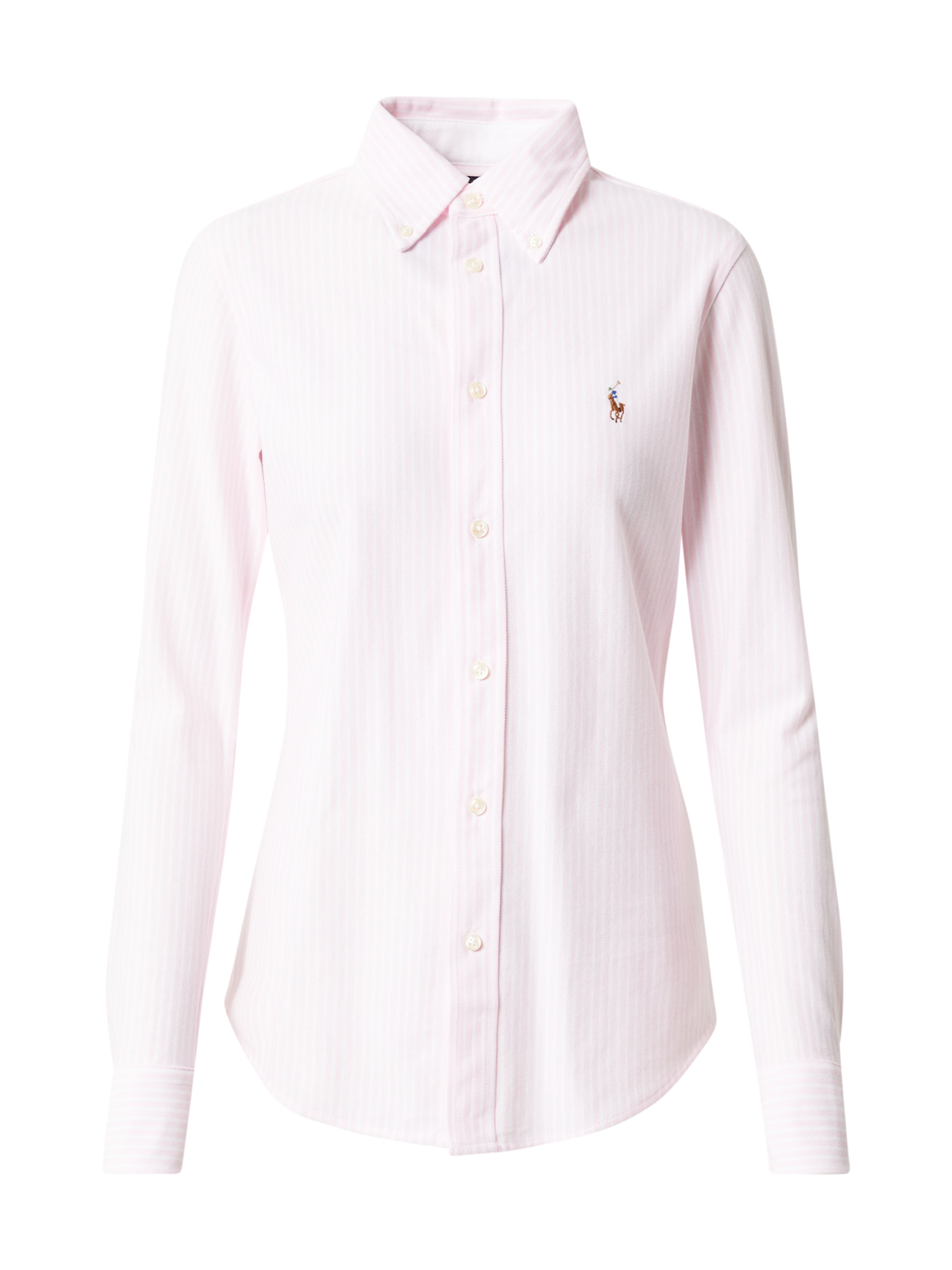 Polo Ralph Lauren Μπλούζα 'Heidi' ρόδινο / λευκό