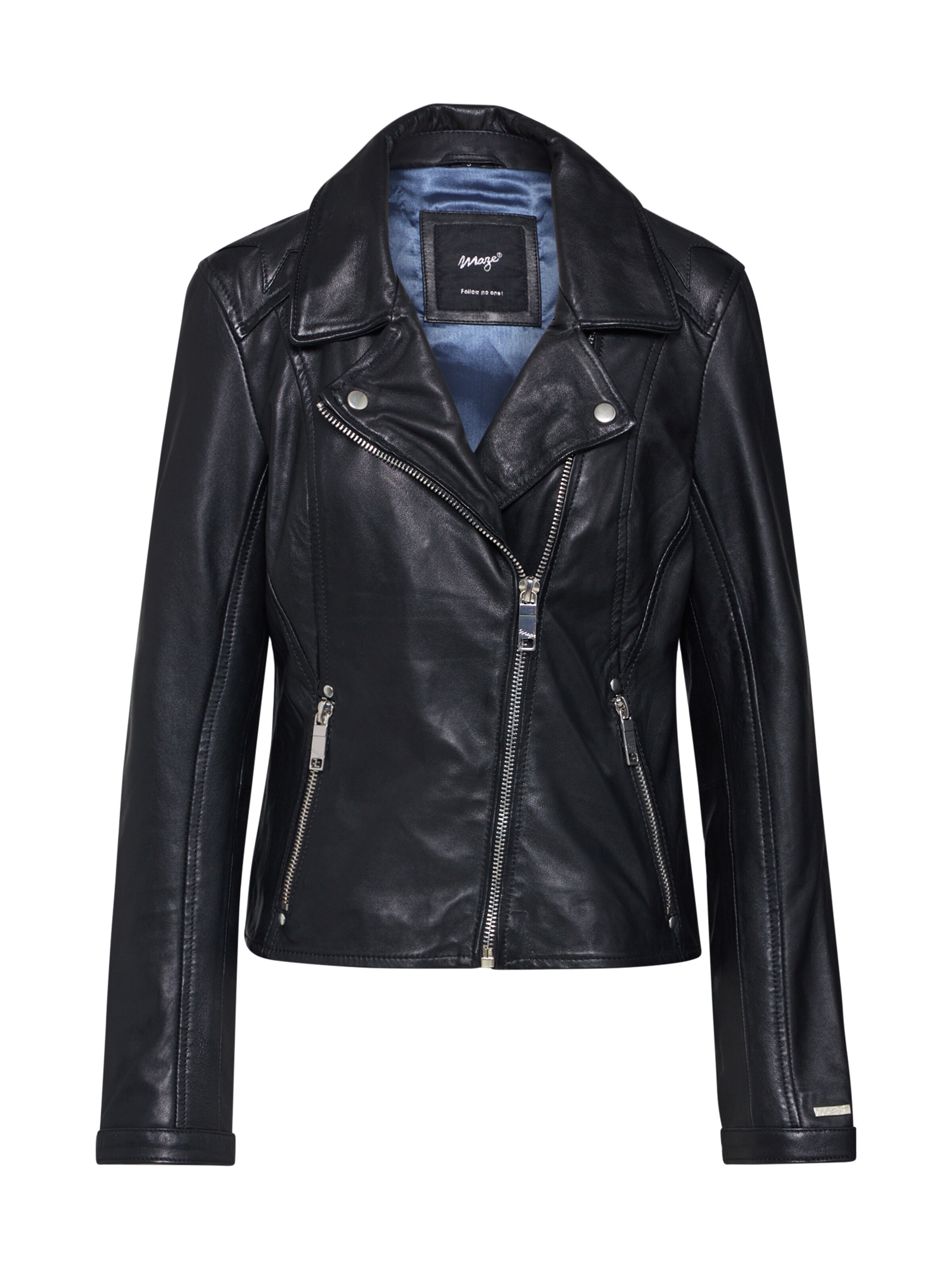 Maze Φθινοπωρινό και ανοιξιάτικο μπουφάν 'Indiana' μαύρο