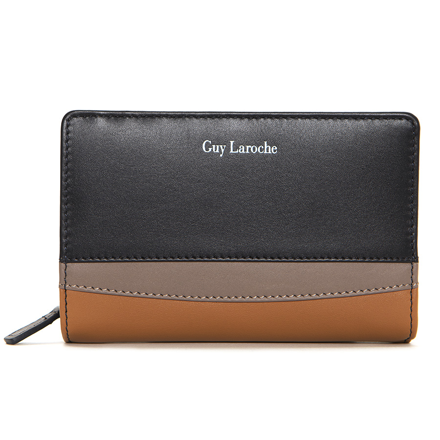 Guy Laroche δερμάτινο γυναικείο Πορτοφόλι 23313-Μπλε