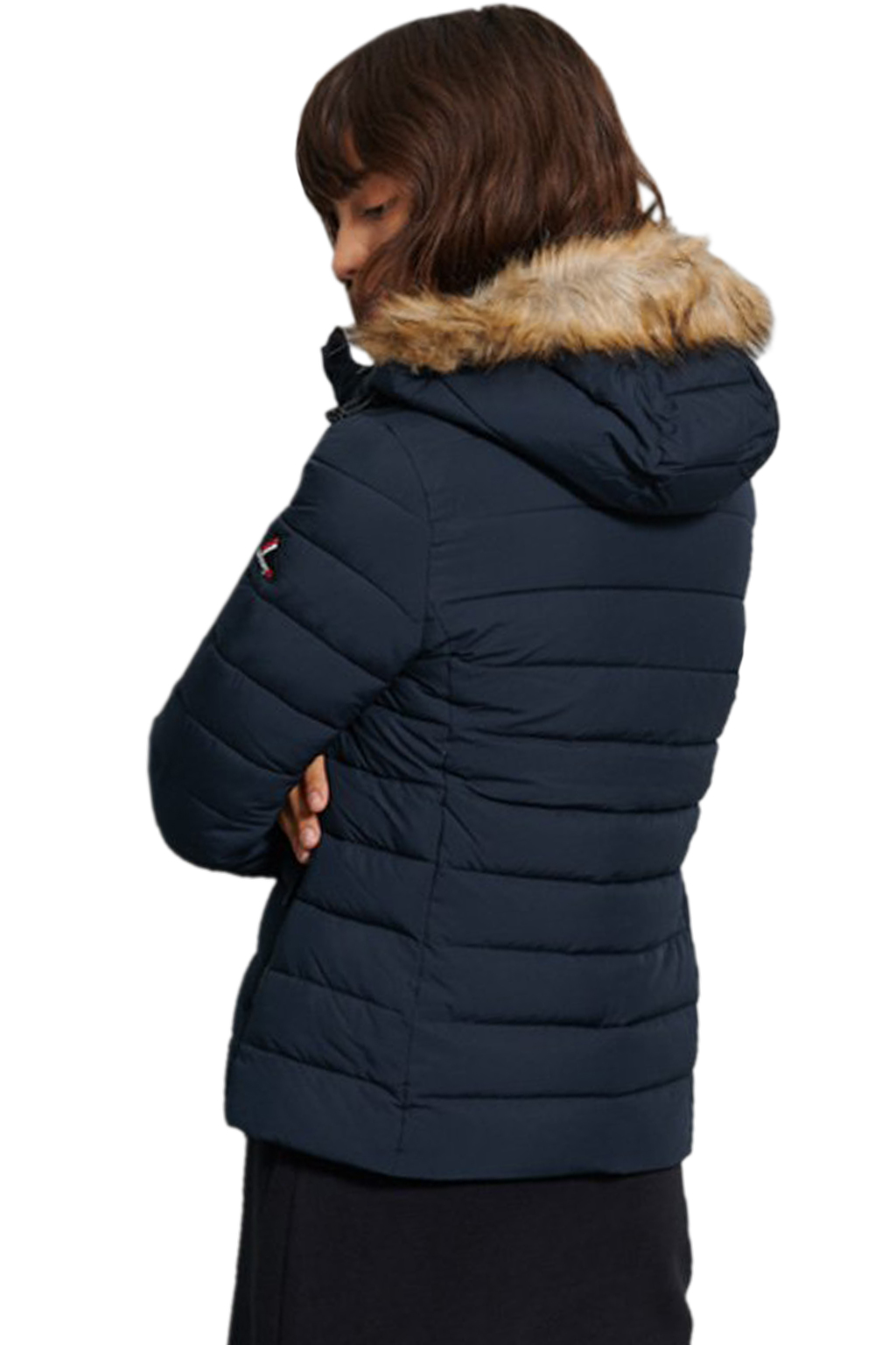 SUPERDRY CLASSIC FAUX FUR FUJI ΜΠΟΥΦΑΝ ΓΥΝΑΙΚEIO W5010369A-98T