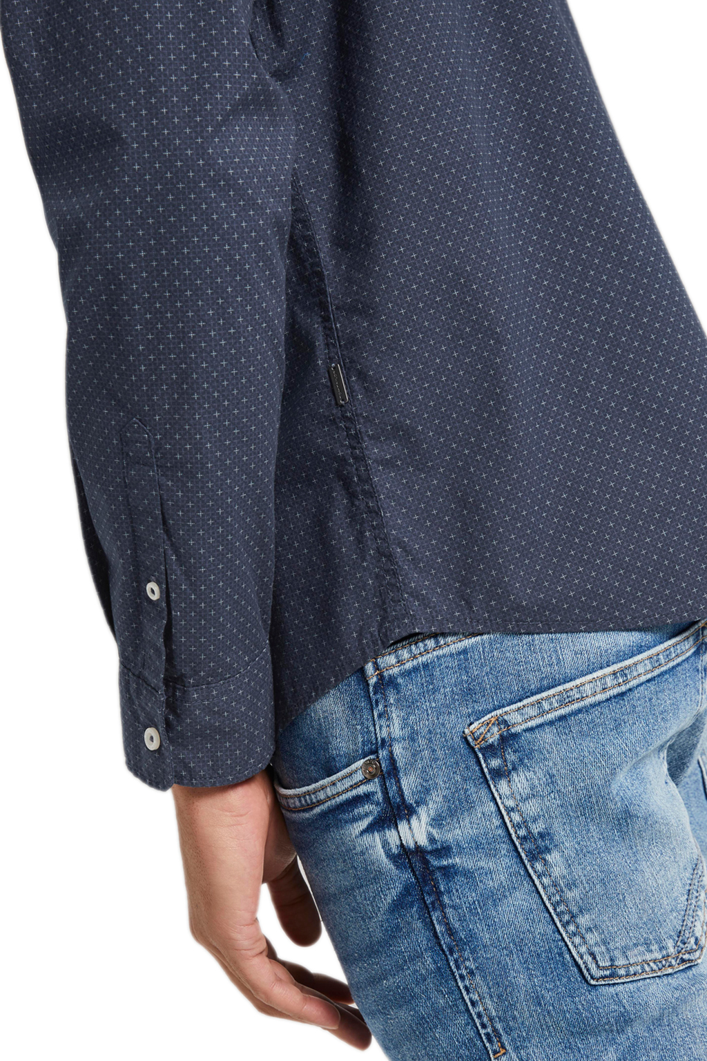 TOM TAILOR PATTERNED STRETCH ΠΟΥΚΑΜΙΣΟ ΑΝΔΡIKO 1021064-24486