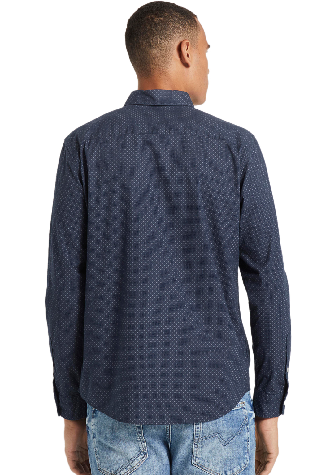 TOM TAILOR PATTERNED STRETCH ΠΟΥΚΑΜΙΣΟ ΑΝΔΡIKO 1021064-24486