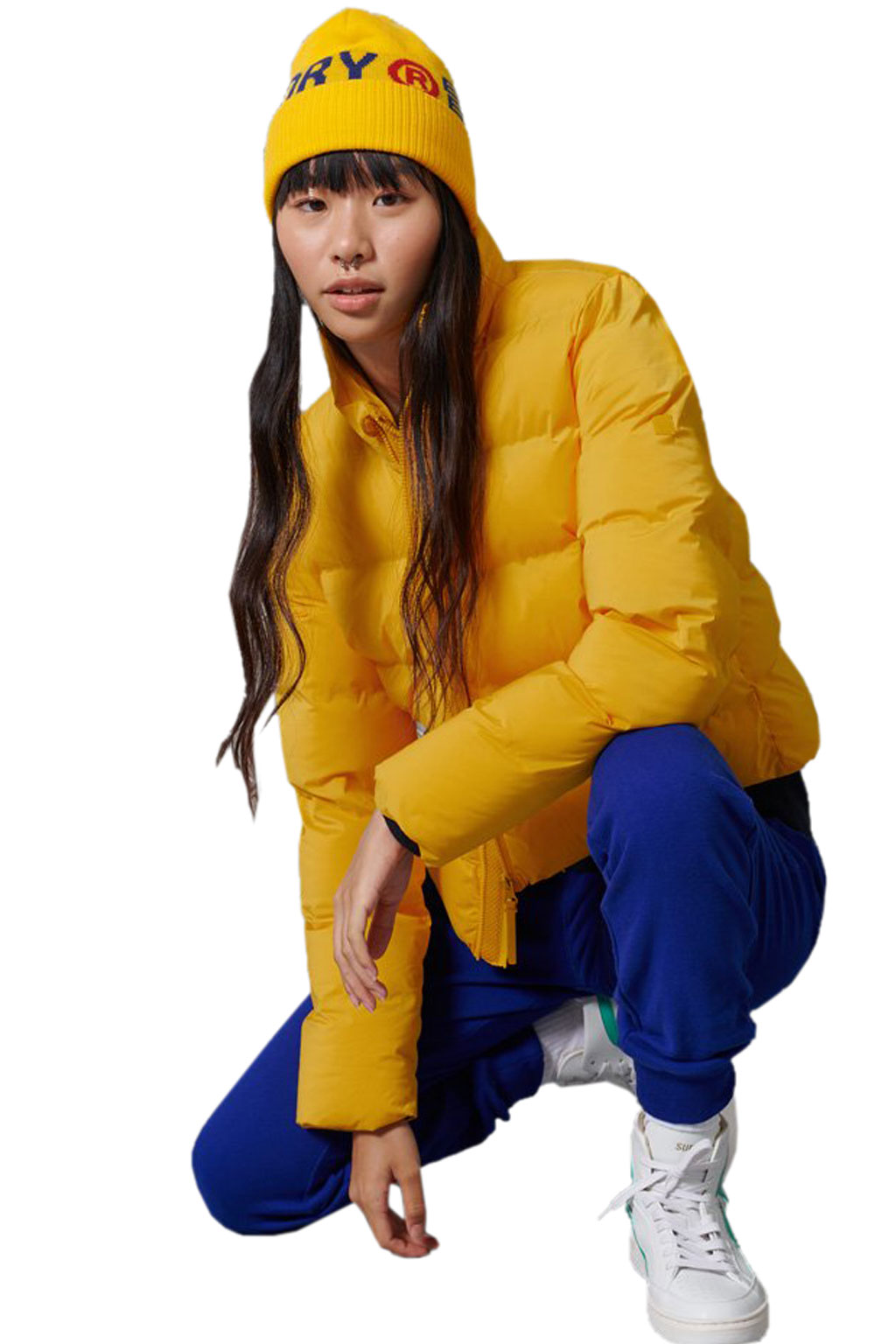 SUPERDRY SPORT CROP PUFFER ΜΠΟΥΦΑΝ ΓΥΝΑΙΚΕΙΟ WS310271A-K1K