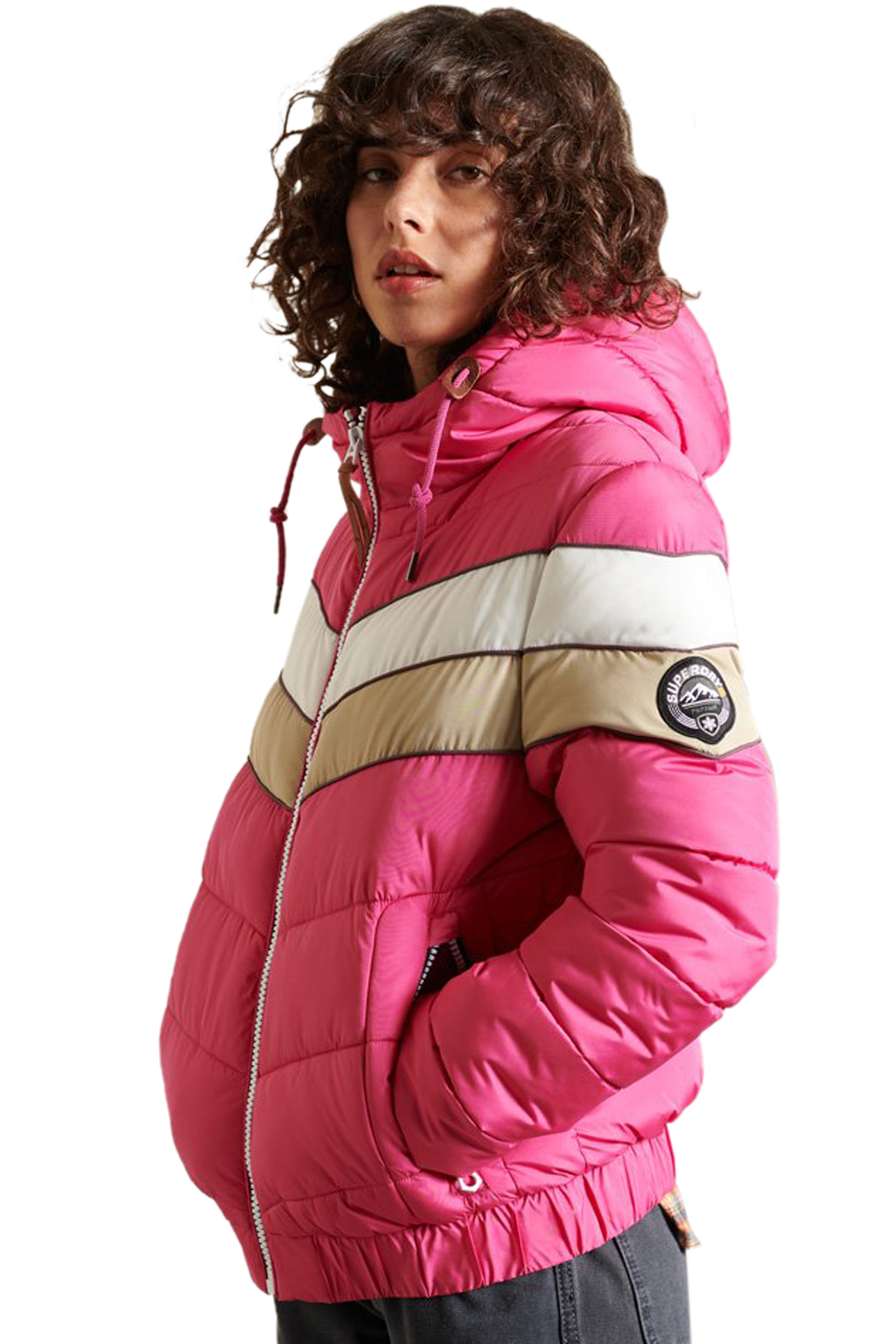 SUPERDRY SPIRIT RETRO PUFFER ΜΠΟΥΦΑΝ ΓΥΝΑΙΚEIO W5010963A-MME