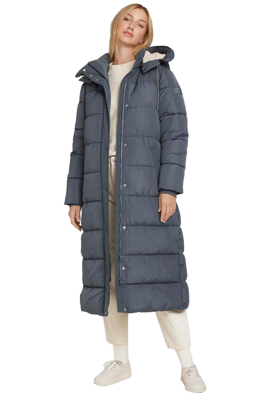 TOM TAILOR ΜΑΚΡΥ PUFFER ΜΠΟΥΦΑΝ ΓΥΝΑΙΚEIO 1027048-27604