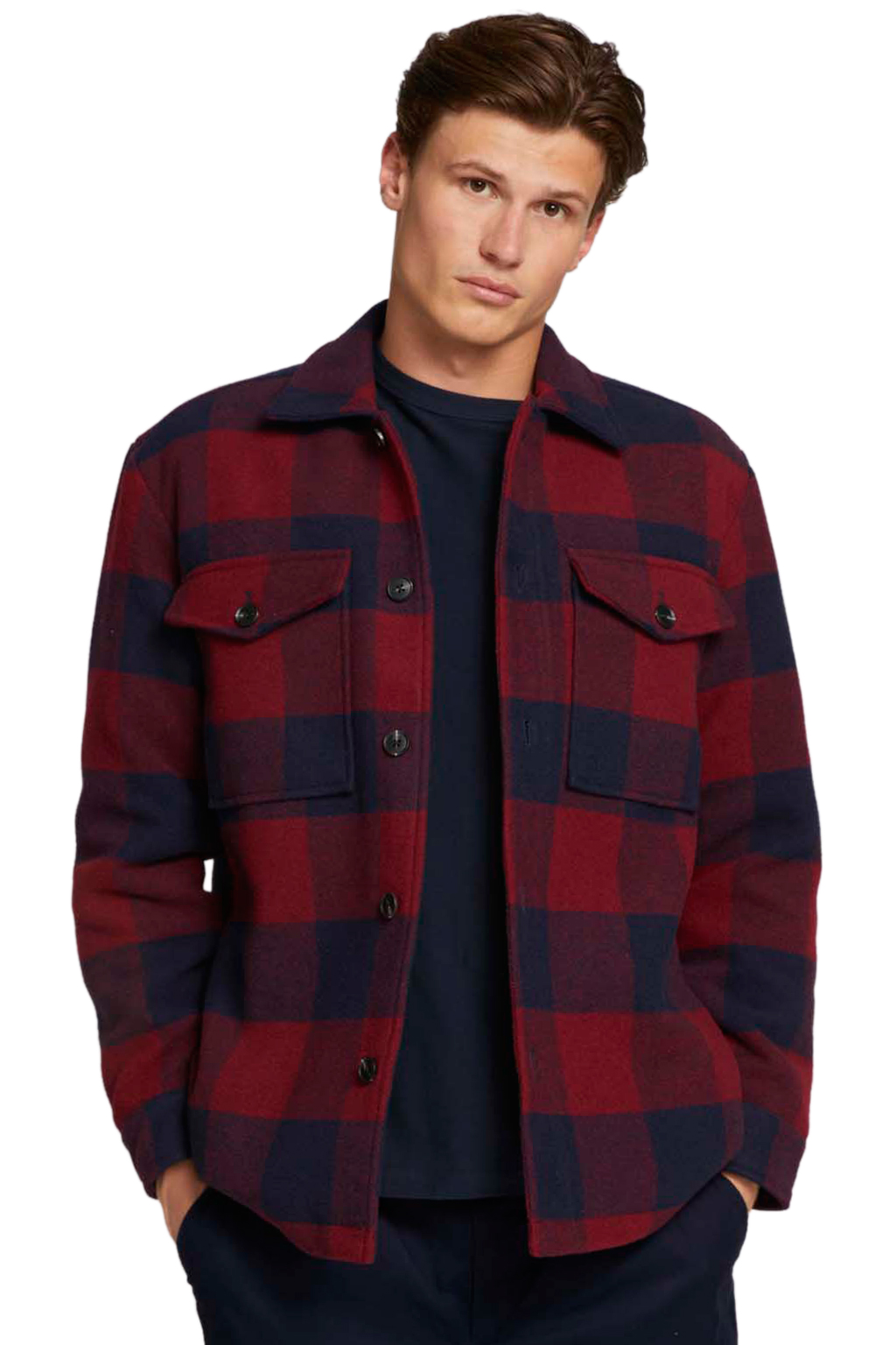 TOM TAILOR OVERSHIRT ΚΑΡΟ ΑΝΔΡΙΚΟ 1026691-28393