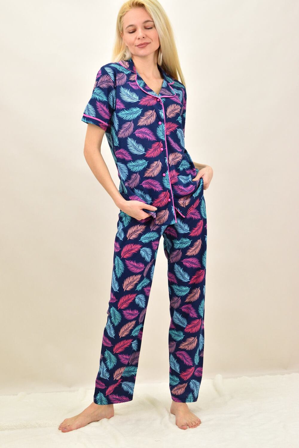 Potre Γυναικεία πιτζάμα σετ με σχέδιο