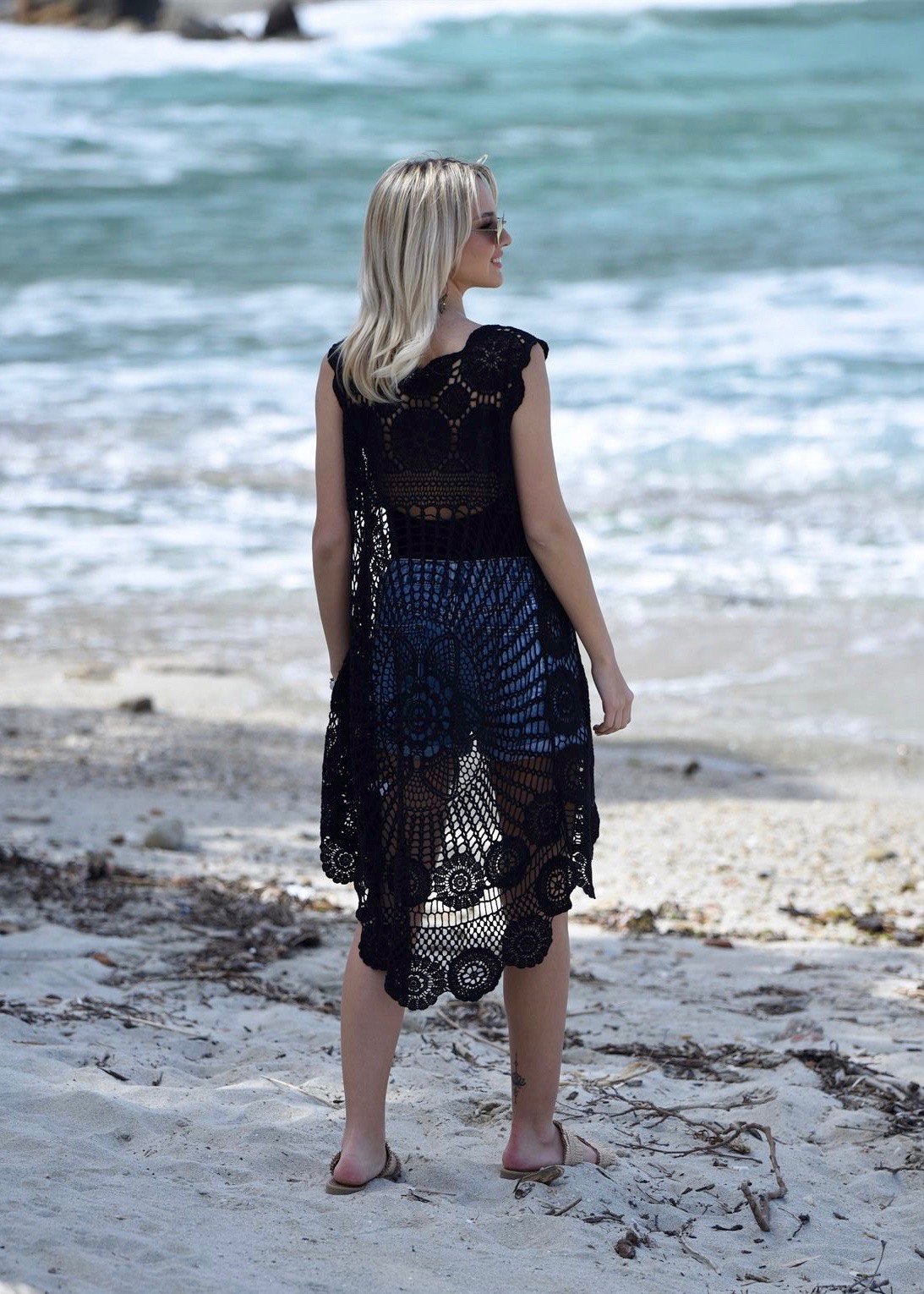 Πλεκτό Κιμονό Ασύμετρο "Aegina"