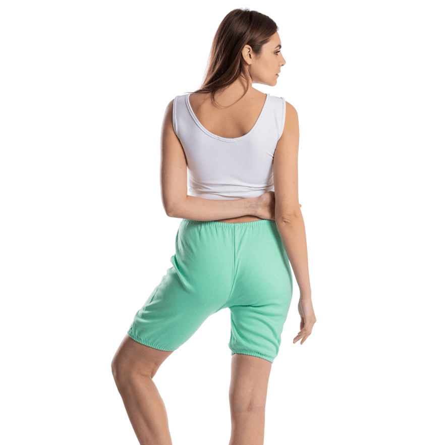 KOUSSIS-KROKIS Κοντό παντελονάκι πυτζάμας, ψηλόμεσο σορτσάκι Πράσινο