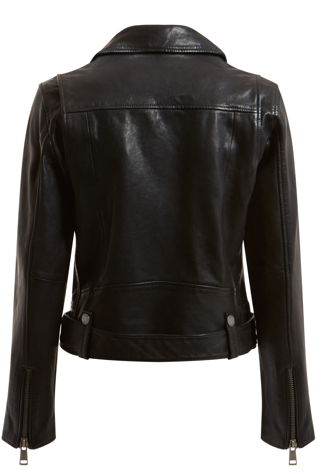 GUESS 'CAMILLE' ΔΕΡΜΑΤΙΝΟ BIKER JACKET ΓΥΝΑΙΚEIO W2YL16L0QN0-JBLK