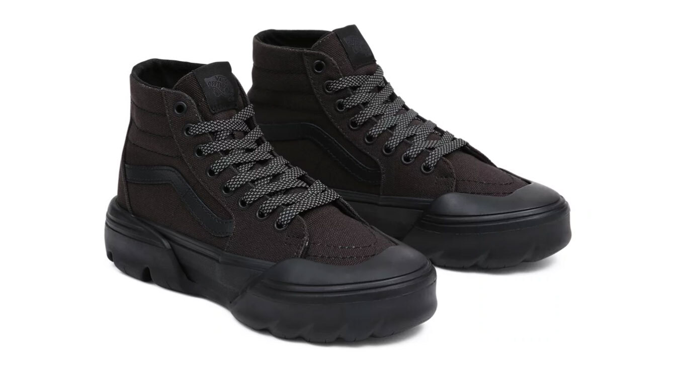 Vans Sk8-hi Tapered Heavy Canvas Unisex - Αθλητικά παπούτσια Vans - Μαύρο - VN0A7Q5T1OJ-4