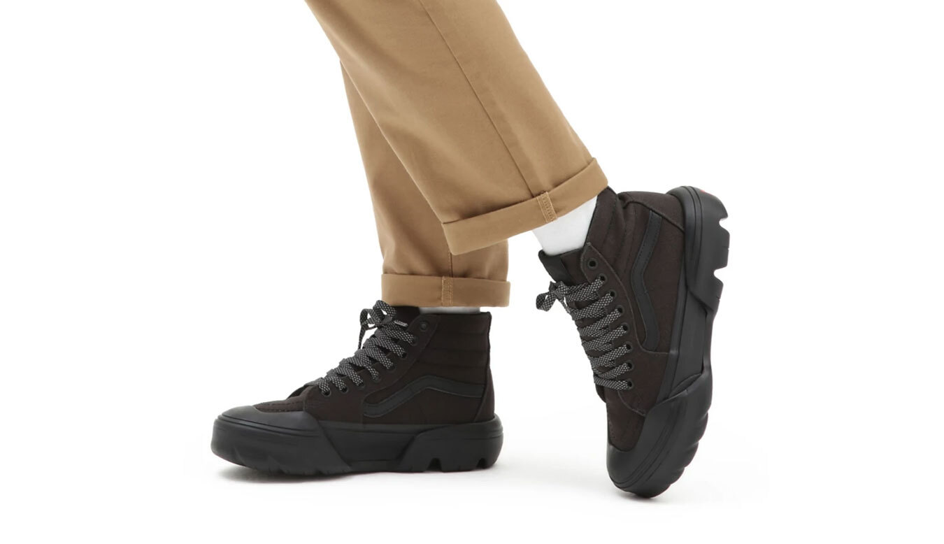 Vans Sk8-hi Tapered Heavy Canvas Unisex - Αθλητικά παπούτσια Vans - Μαύρο - VN0A7Q5T1OJ-4