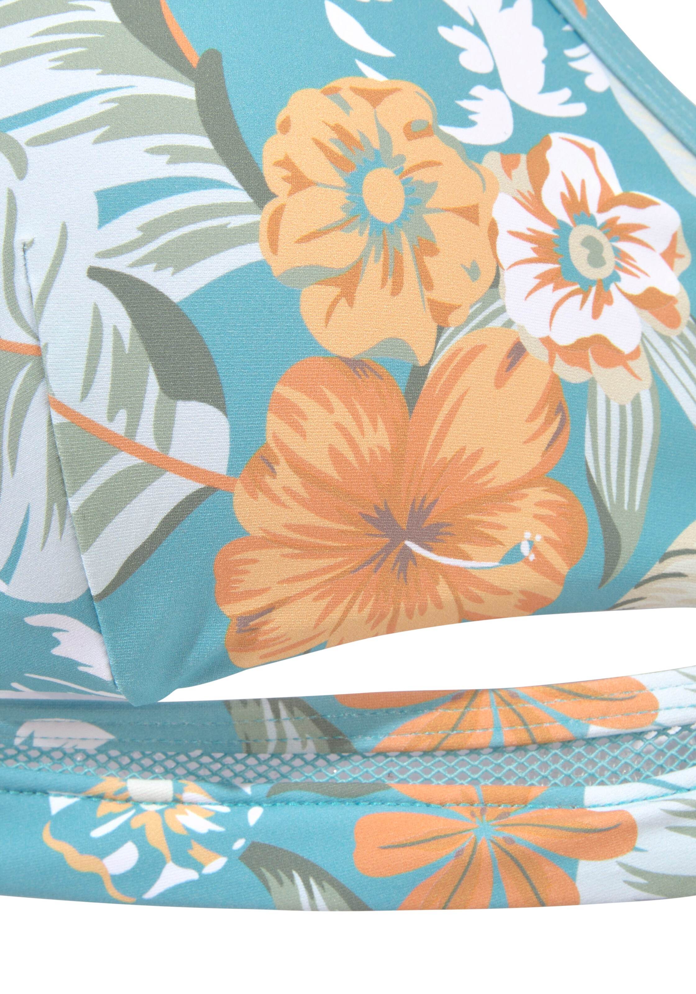 SUNSEEKER Τοπ μπικίνι 'Suva' γαλάζιο / πορτοκαλί