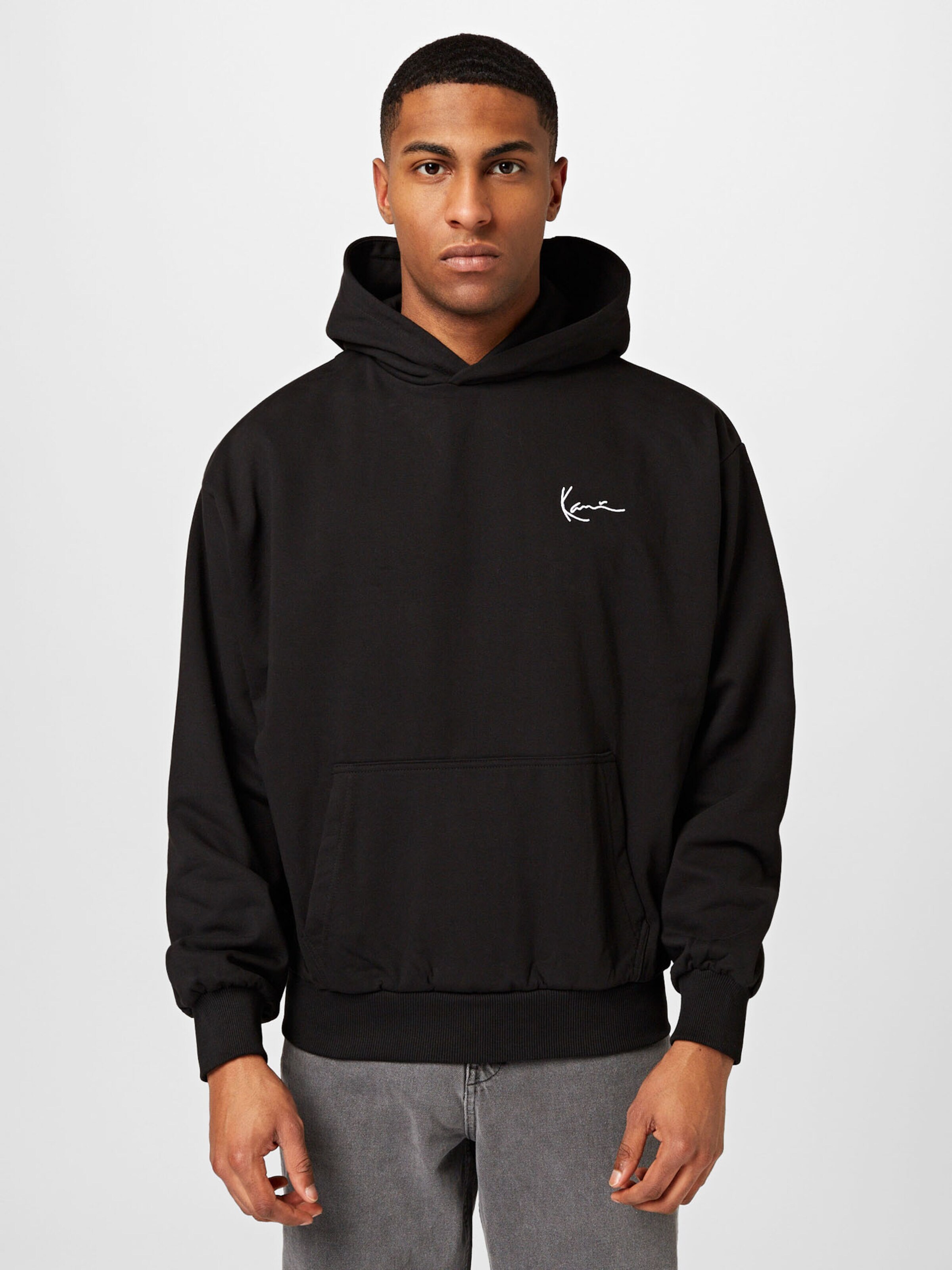 Karl Kani Μπλούζα φούτερ μαύρο / λευκό