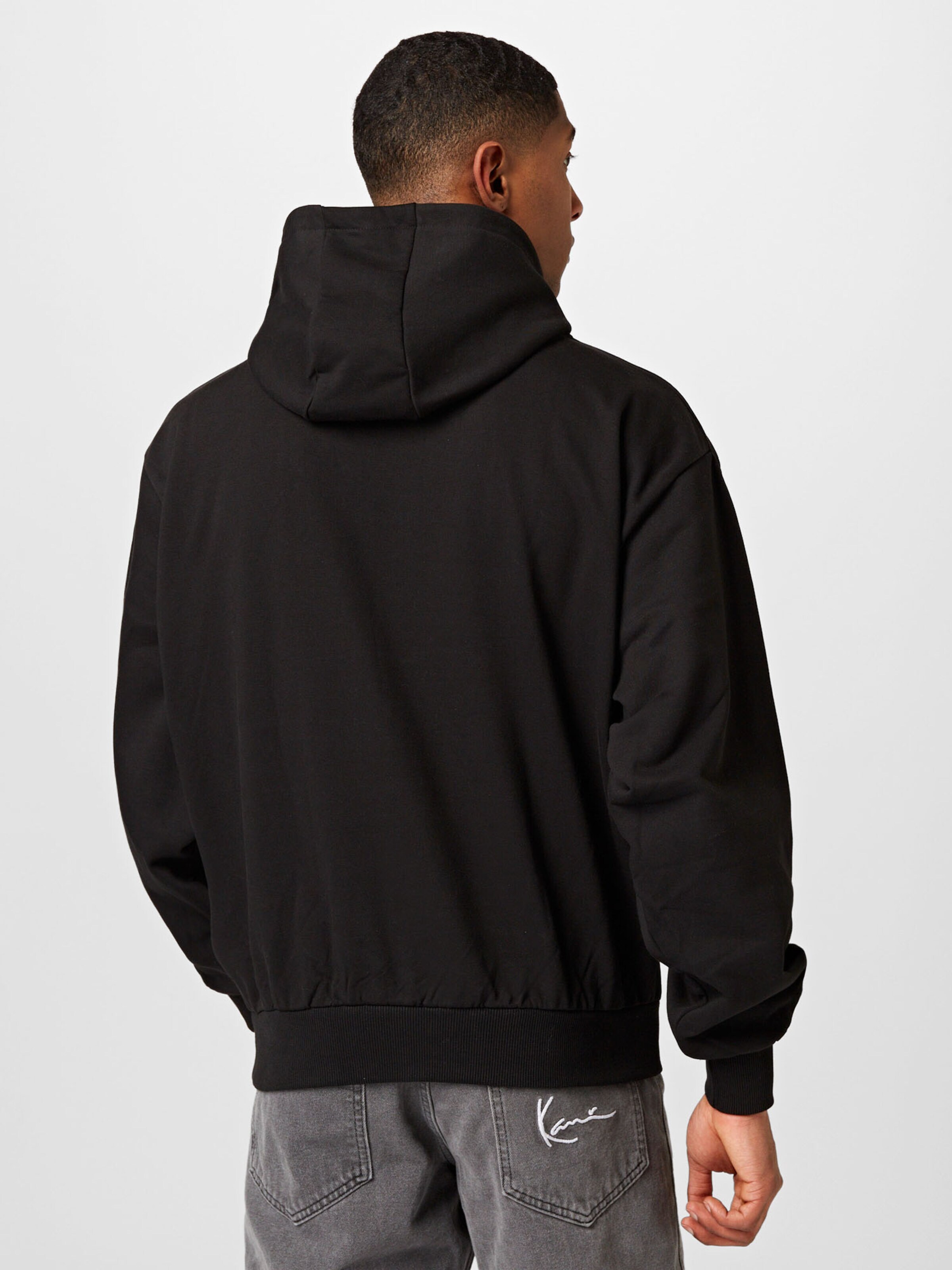 Karl Kani Μπλούζα φούτερ μαύρο / λευκό