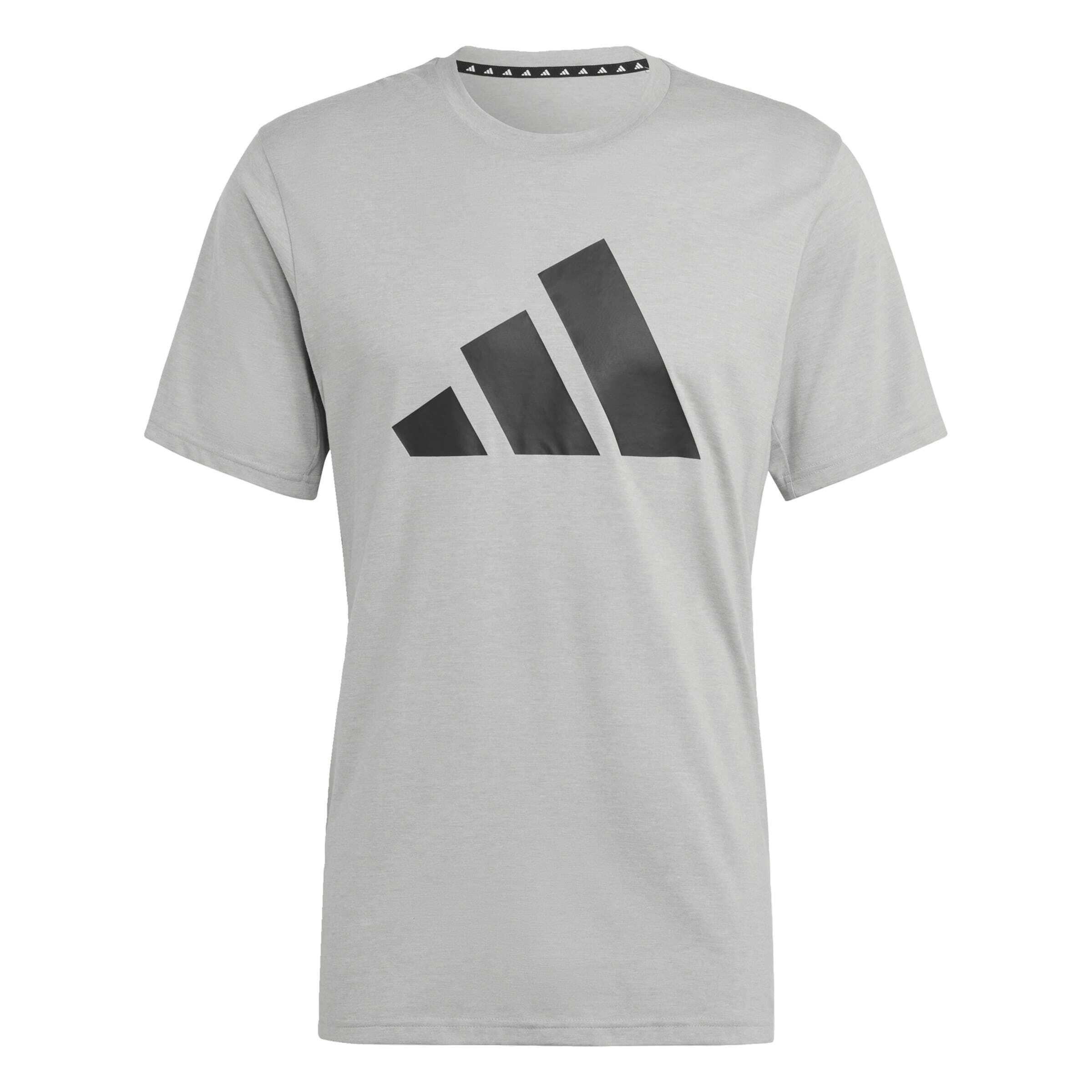 ADIDAS PERFORMANCE Λειτουργικό μπλουζάκι 'Train Essentials Feelready' γκρι / μαύρο