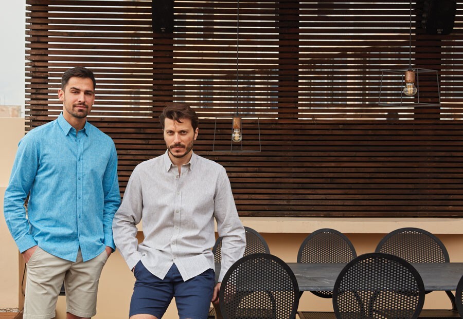 Visconti - 2751-3 - Light Green - Regular Fit - Linen - Πουκάμισο