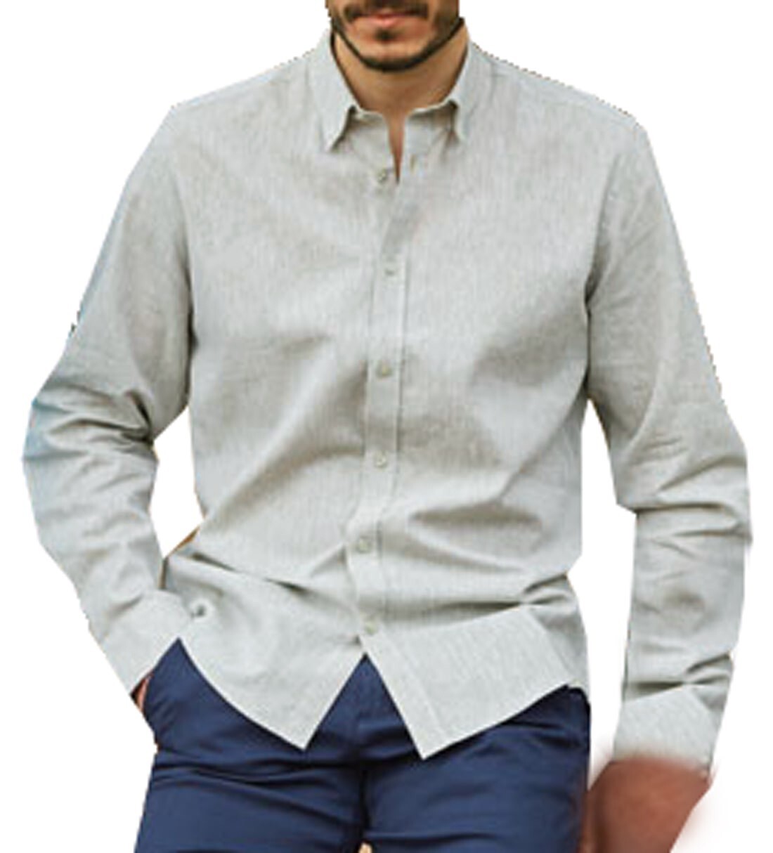 Visconti - 2751-3 - Light Green - Regular Fit - Linen - Πουκάμισο