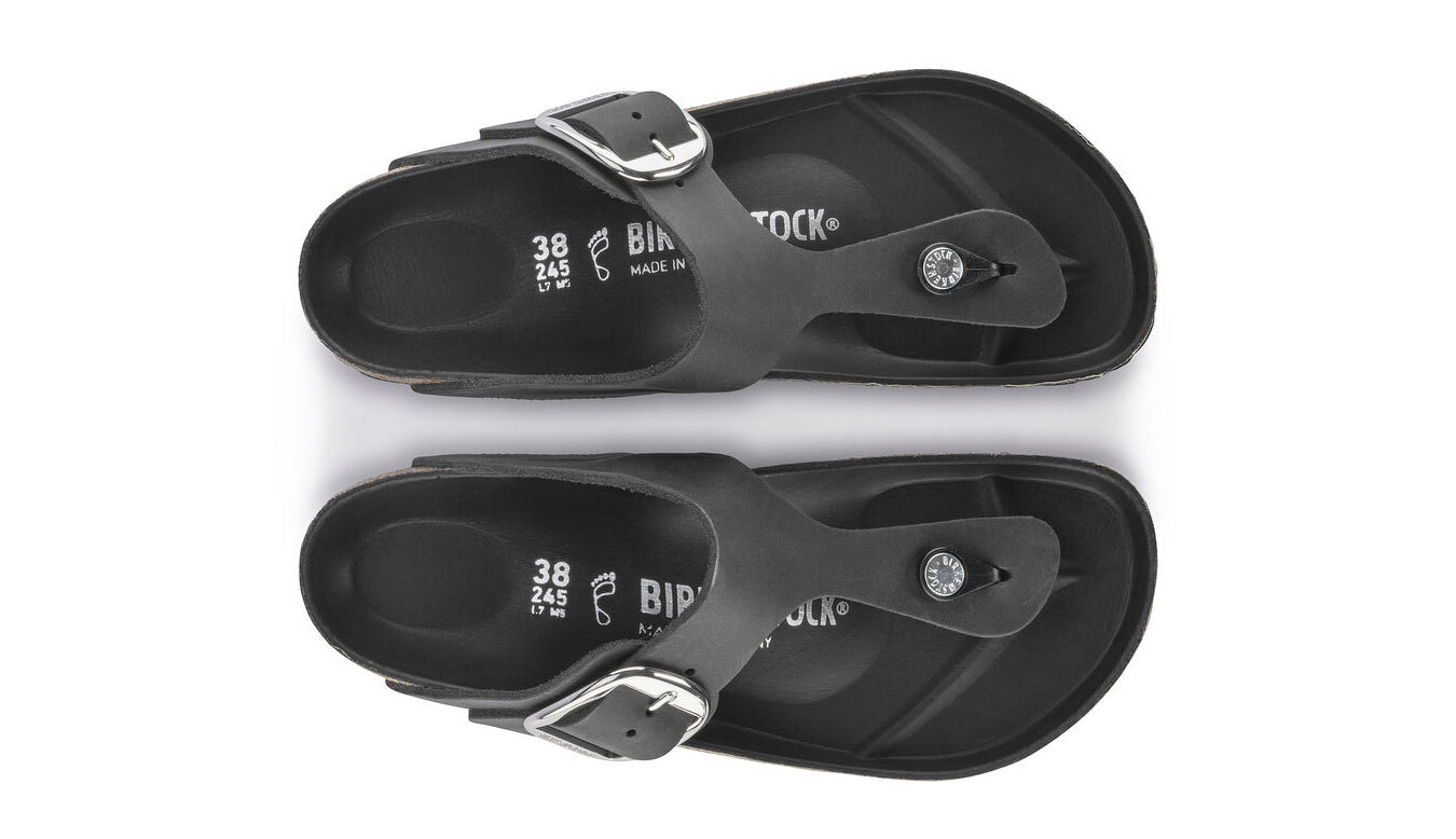 Birkenstock Gizeh Big Buckle Narrow Fit Γυναίκες - Σανδάλια Birkenstock - Μαύρο - 1023337-2.5