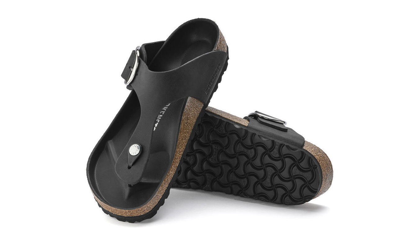 Birkenstock Gizeh Big Buckle Narrow Fit Γυναίκες - Σανδάλια Birkenstock - Μαύρο - 1023337-2.5