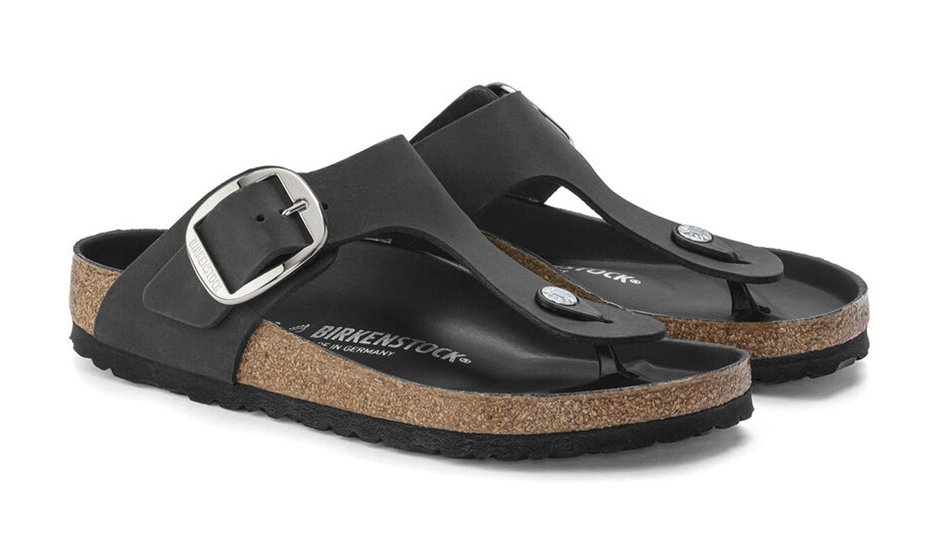 Birkenstock Gizeh Big Buckle Narrow Fit Γυναίκες - Σανδάλια Birkenstock - Μαύρο - 1023337-2.5