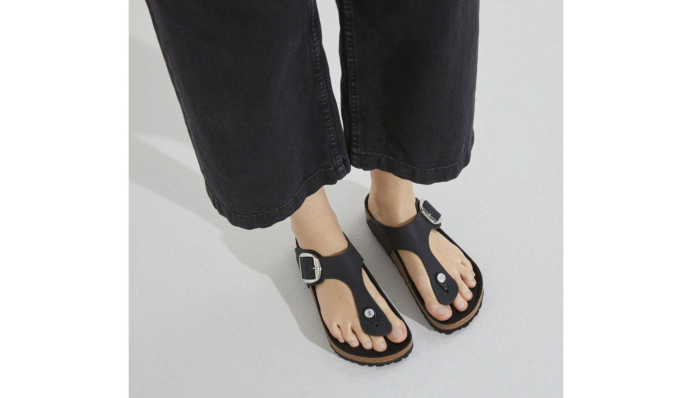 Birkenstock Gizeh Big Buckle Narrow Fit Γυναίκες - Σανδάλια Birkenstock - Μαύρο - 1023337-2.5