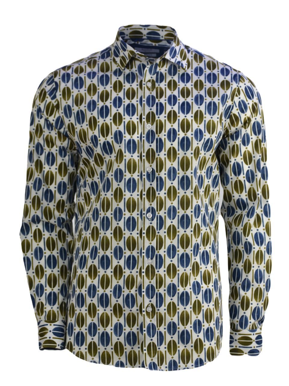 Ανδρικό Πουκάμισο Slim Fit Boston 200-3-1 Floral Πολύχρωμο