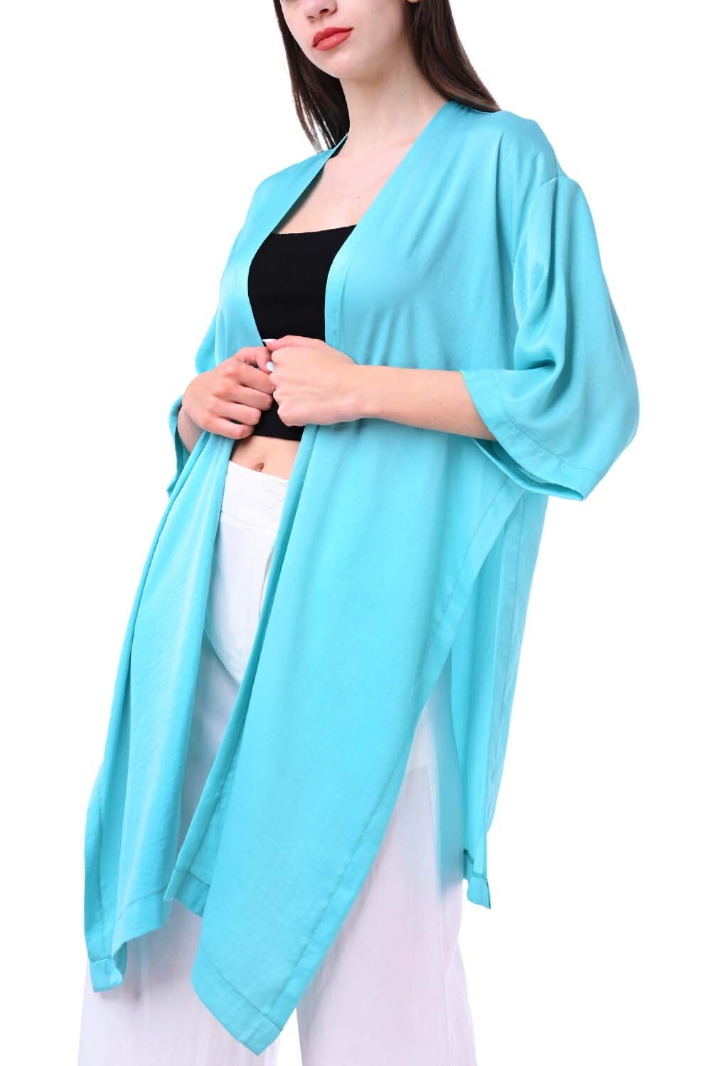 MOUTAKI Κιμονο 23.06.22 turquoise