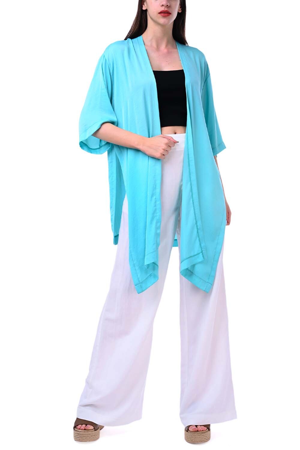 MOUTAKI Κιμονο 23.06.22 turquoise