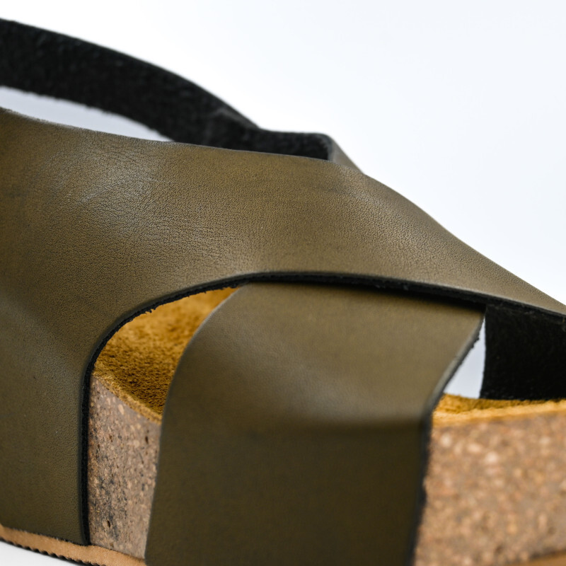 Γυναικεία ανατομική πλατφόρμα Emanuele 0723 λαδί