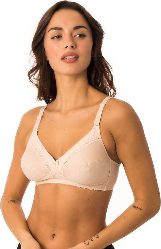 Triumph γυναικείο σουτιέν μπεζ cotton classic stretch n 10003320-00kf