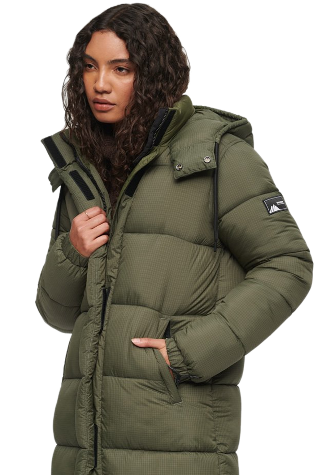 SUPERDRY RIPSTOP LONGLINE PUFFER ΜΠΟΥΦΑΝ ΓΥΝΑΙΚEIO W5011587A-9US