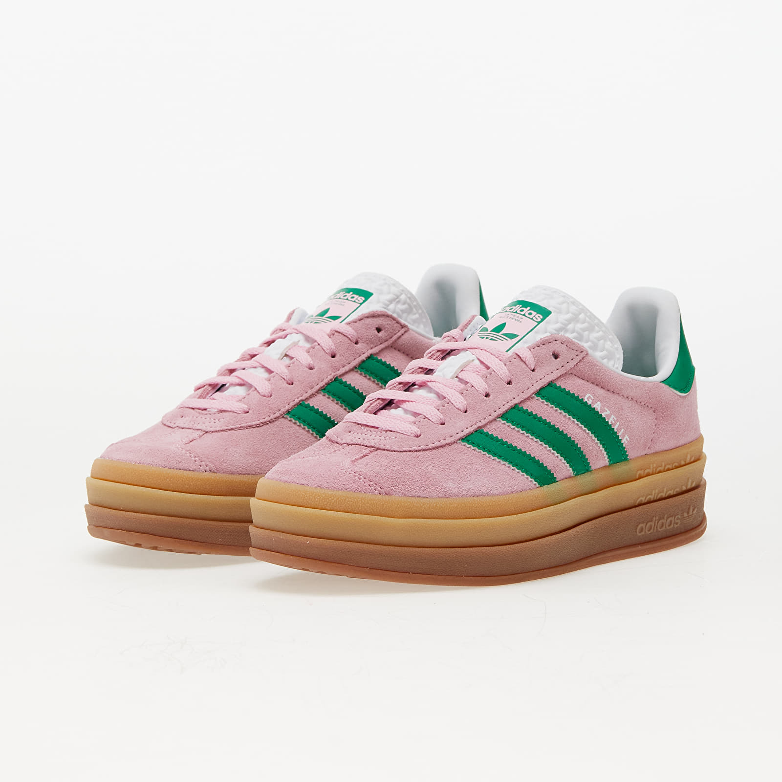 adidas Originals adidas Gazelle Bold W True Pink/ Green/ Ftw White